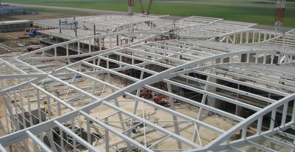 WROCŁAW AIRPORT — konstrukcja zrealizowana przez KSH Steel